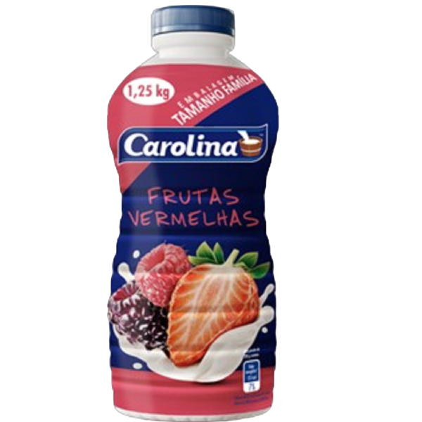 Bebida Lactea Carolina Frutas Vermelhas 1250g