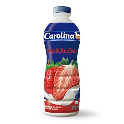 Bebida Lactea Carolina Morango Garrafa 800g