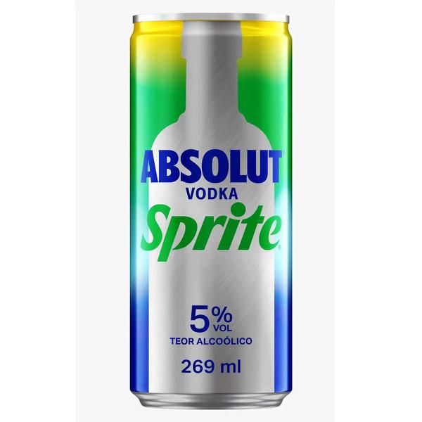 Bebida Mista Vodka Absolut Sprite 269 Ml