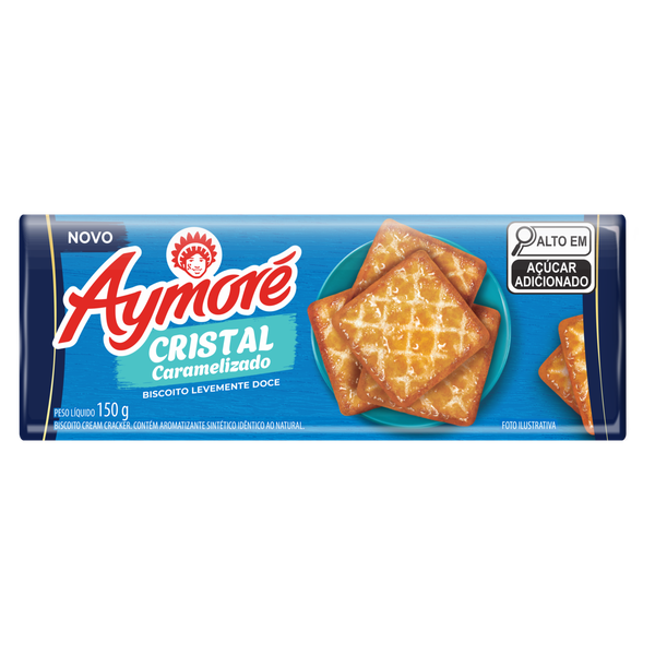 Biscoito Aymore Cristal Caramelizado 150g