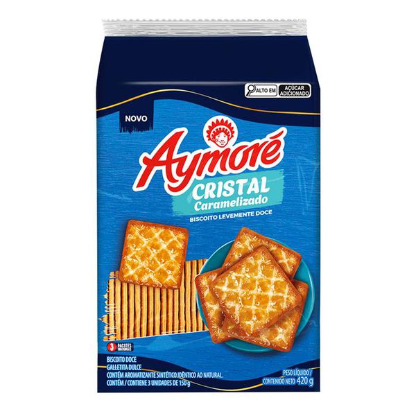 Biscoito Aymore Cristal Caramelizado 420g