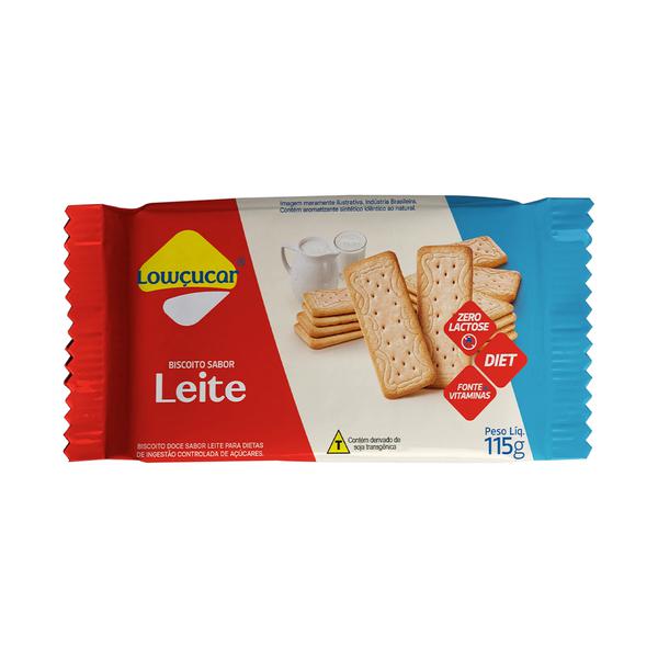 Biscoito Leite Lowcucar 115g