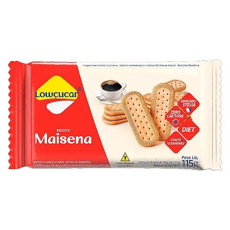 Biscoito Maizena Lowcucar 115g