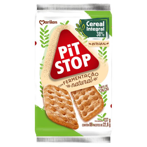 Biscoito Pit Stop Integral Marilan 137g