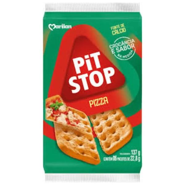 Biscoito Pit Stop Marilan Pizza 137g