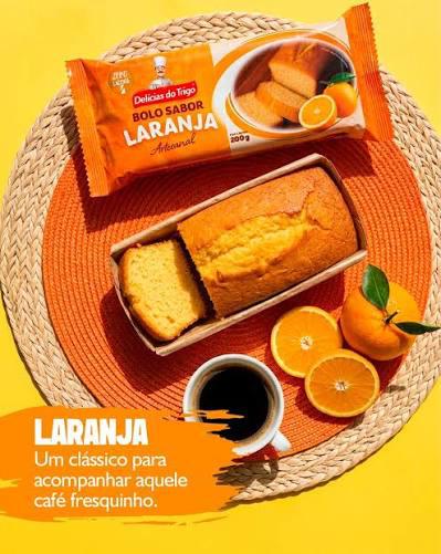 Bolo Delicias Do Trigo Laranja 200g