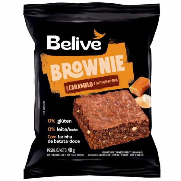 Brownie Belive Caramelo Salg. Zero Ac.S/Glut.40g