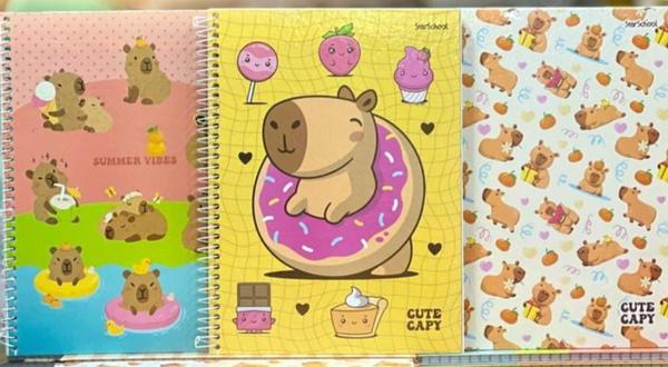 Caderno Star School C.D. Capivara 1 Mat 80 Fls