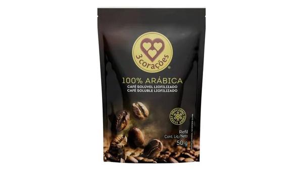 Cafe 3 Coracoes Soluvel Liofilizado 40g