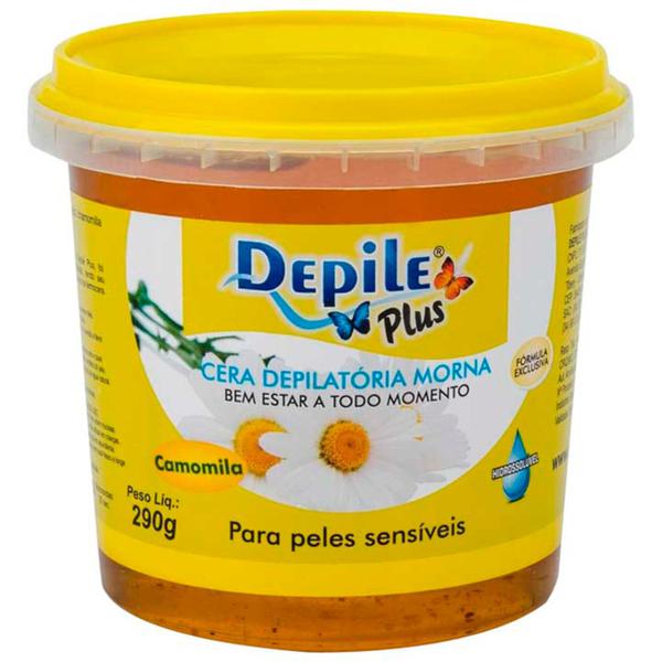 Cera Depilatoria Depile Plus Camomila 290g