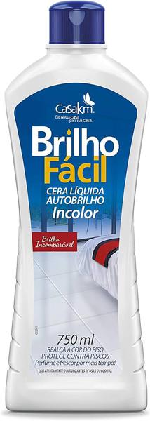 Cera Liq. Brilho Facil Incolor 750m