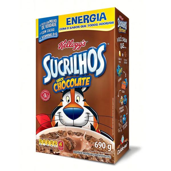 Cereal Sucrilhos Kellogg s Choc. 690g