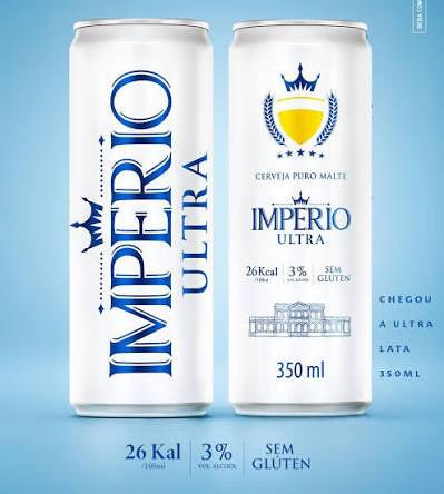 Cerveja Imperio Ultra S/Gluten 350 Ml