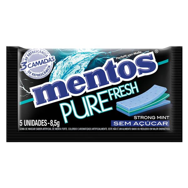 Chiclete Mentos Pure Fresh Strong Mint 8 5g