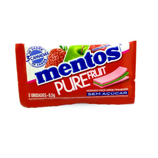 Chiclete Mentos Pure Fruit 8,5g