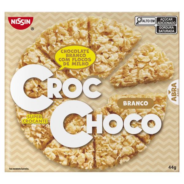 Chocolate Nissin Croc Choco Branco 44g
