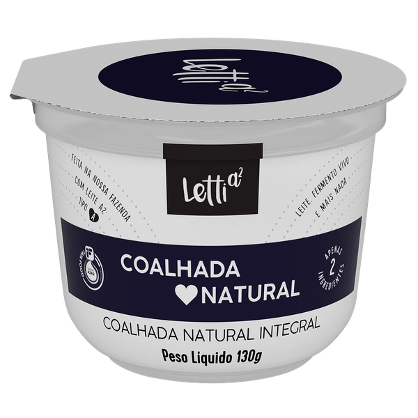 Coalhada Letti Natural Pote 130g