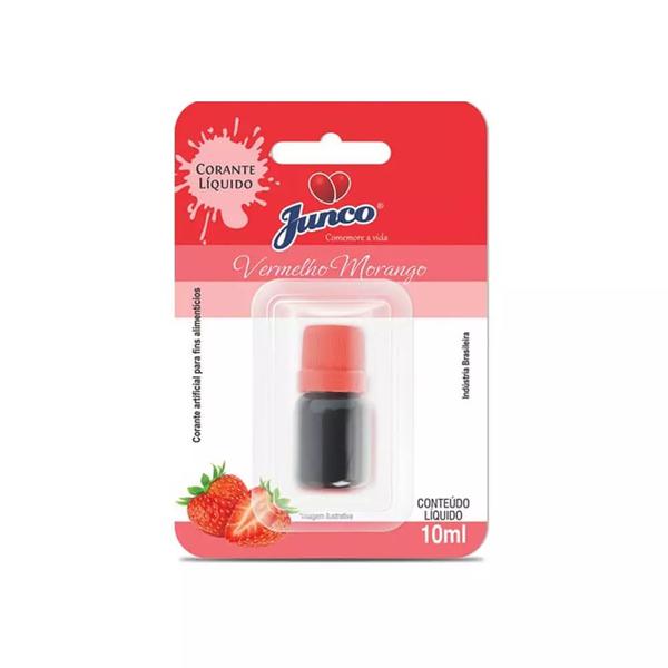 Corante Junco Liq. P/ Alimentos Verm. 10ml