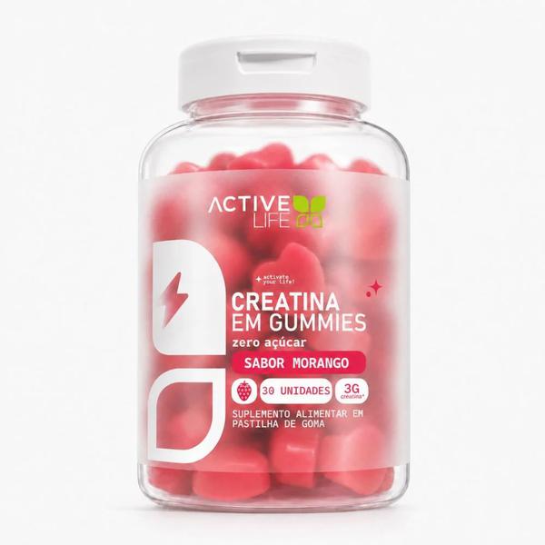 Creatina Gummy Active Life Morango 30 Un