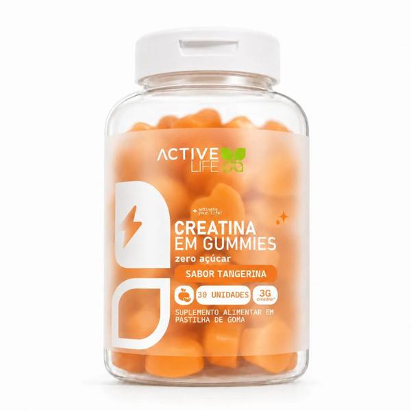 Creatina Gummy Active Life Tangerina 30 Un