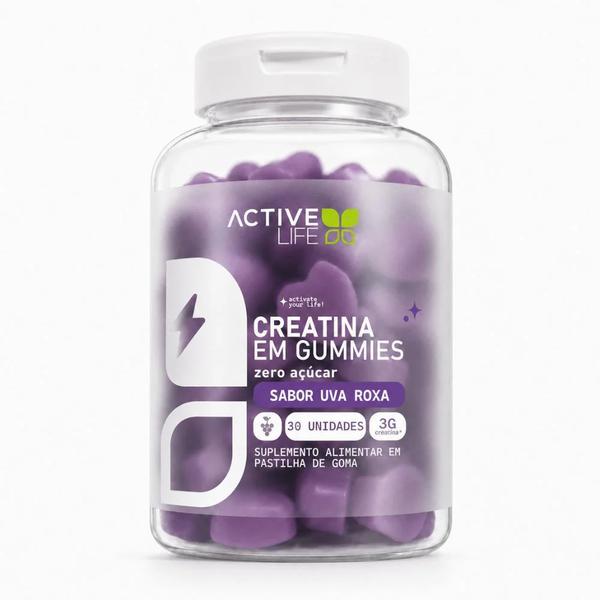 Creatina Gummy Active Life Uva Roxa 30 Un