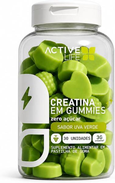 Creatina Gummy Active Life Uva Verde 30 Un