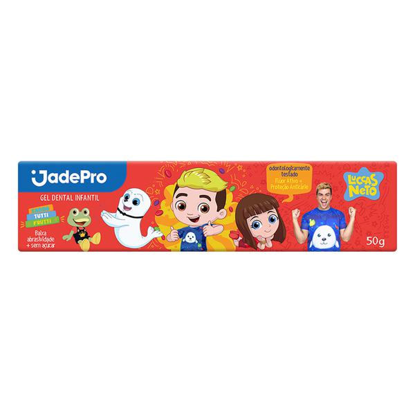 Creme Dental Jade Kids C/ Fluor Lucas Neto 50 g