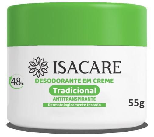 Desodorante Isacare Creme Tradicional 55g