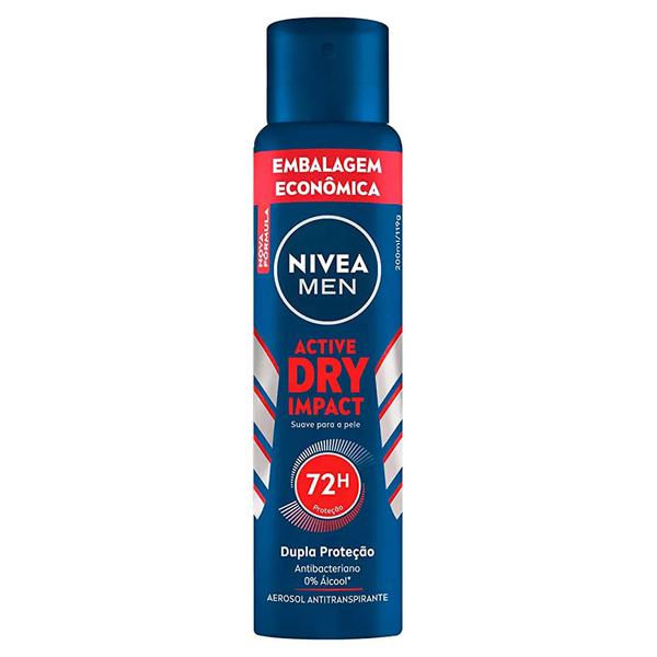 Desodorante Nivea Aer. Men Active Dry 200ml