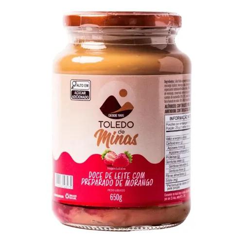 Doce De Leite Toledo C/Morango 650g