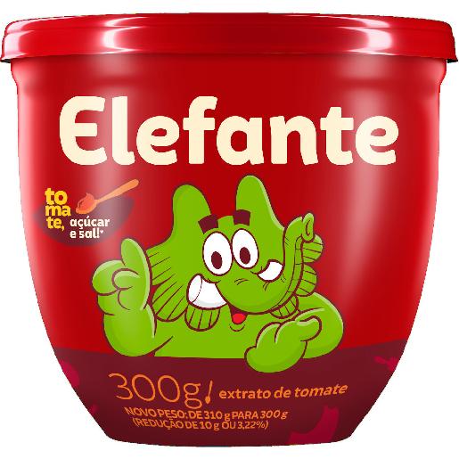 Extrato De Tomate Elefante 310g Pote