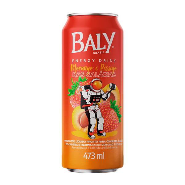 Energetico Baly Morango e Pessego 473ml