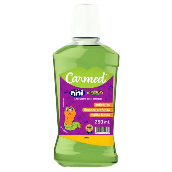 Enxaguante Bucal Carmed Fini Minhocas 250 Ml