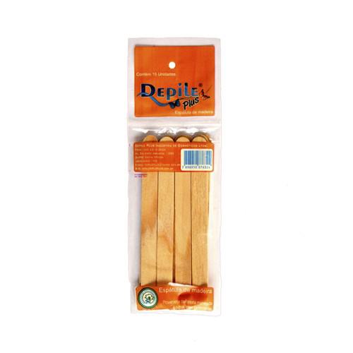 Espatula Depile Plus P/Depilacao C/15un