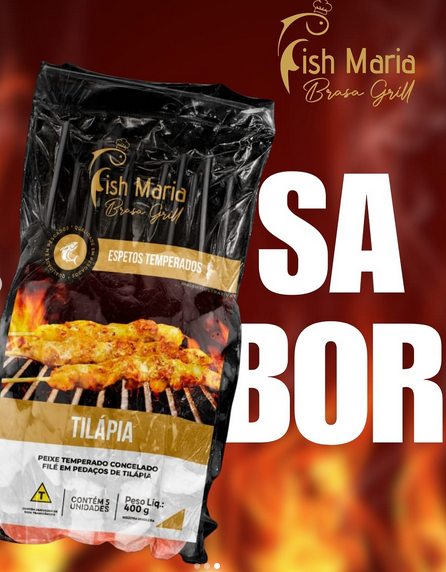 Espetinho De Tilapia Fish Maria 400g