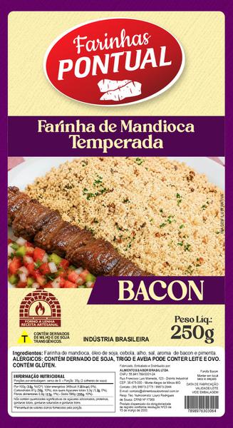 Farofa De Mandioca Pontual Bacon 250g