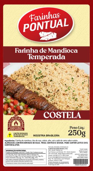 Farofa De Mandioca Pontual Costela 250g