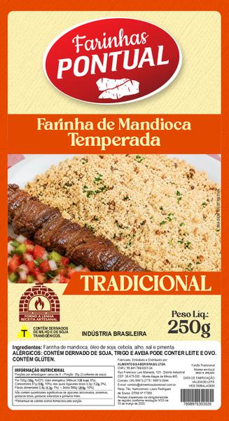 Farofa De Mandioca Pontual Tradicional 250g