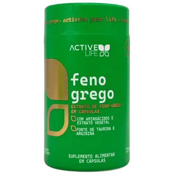 Feno Grego Active Life 60 Caps Suplemento