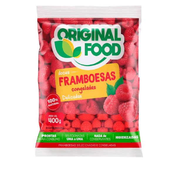 Framboesa Original Foods Cong.400g