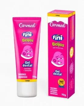 Gel Dental Carmed C/Fluor Beijos Bg 70g