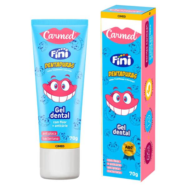 Gel Dental Carmed C/Fluor Dentadura Bg 70g