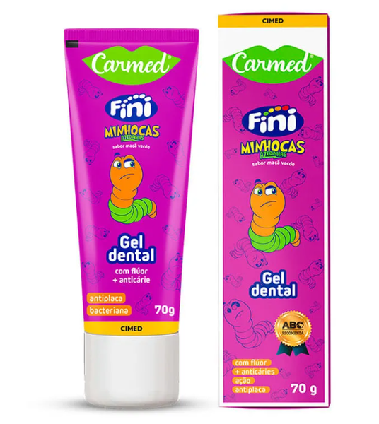 Gel Dental Carmed C/Fluor Fini Minhocas Bg 70g