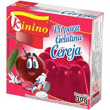 Gelatina Em Po Kinino Cereja 45gr