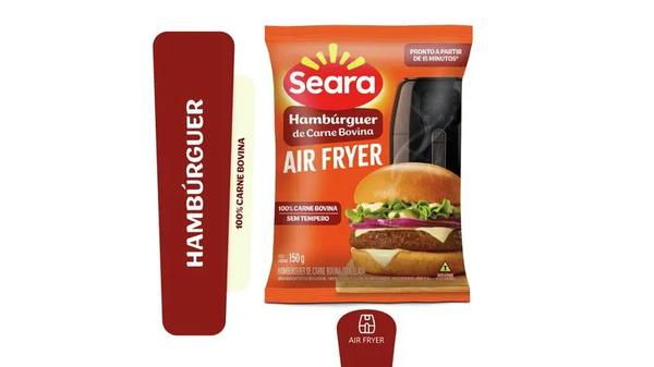 Hamburguer Bovino Seara Airfryer 150g