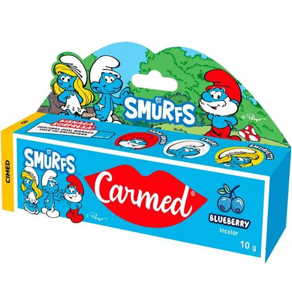 Hidratante Labial Carmed Smurfs 10g