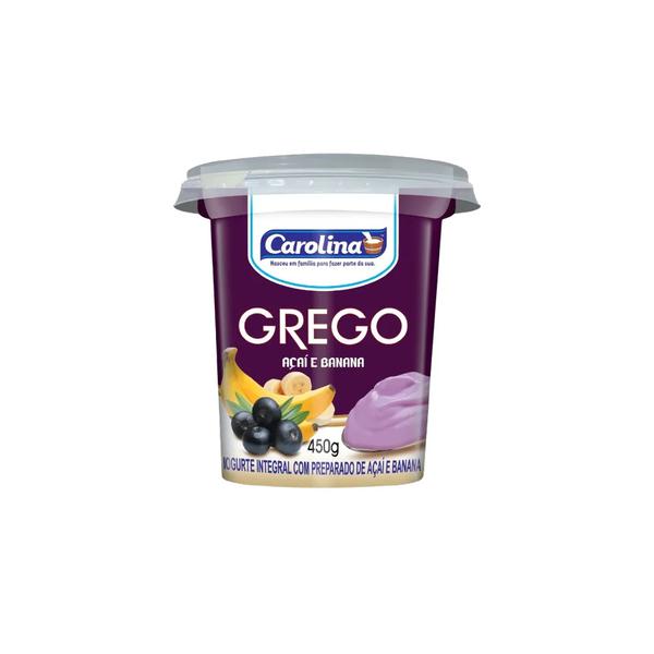 Iogurte Carolina Grego Acai e Banana 450g