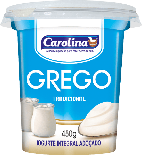 Iogurte Carolina Grego Tradicional 450g