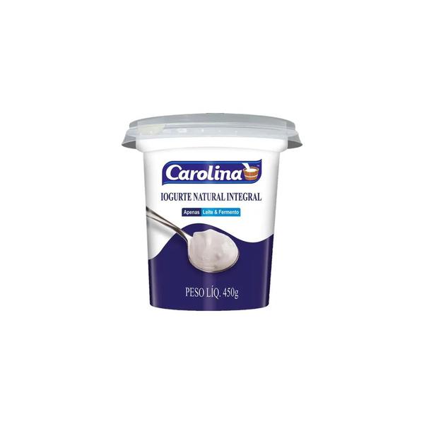 Iogurte Carolina Natural Integral 450g