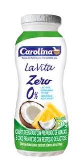 Iogurte Carolina Zero Lactose Lavita Abac/Coco 150g